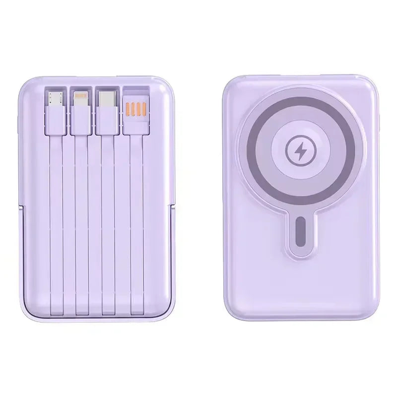 Power Bank for Xiaomi Magnetic Wireless Powerbanks Super Fast Charging Battery 10000Mah High Capacity for Samsung Iphone
