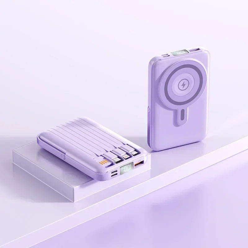 Power Bank for Xiaomi Magnetic Wireless Powerbanks Super Fast Charging Battery 10000Mah High Capacity for Samsung Iphone