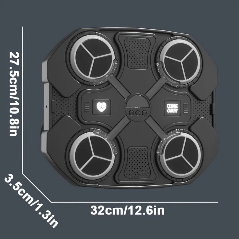 Smart Bluetooth Music Boxing for Children Wall Mounted Four-Strike Board Fitness Target Punching Trainer Machine