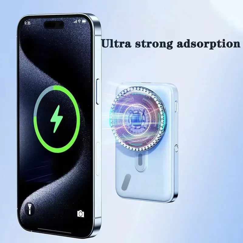 Power Bank for Xiaomi Magnetic Wireless Powerbanks Super Fast Charging Battery 10000Mah High Capacity for Samsung Iphone