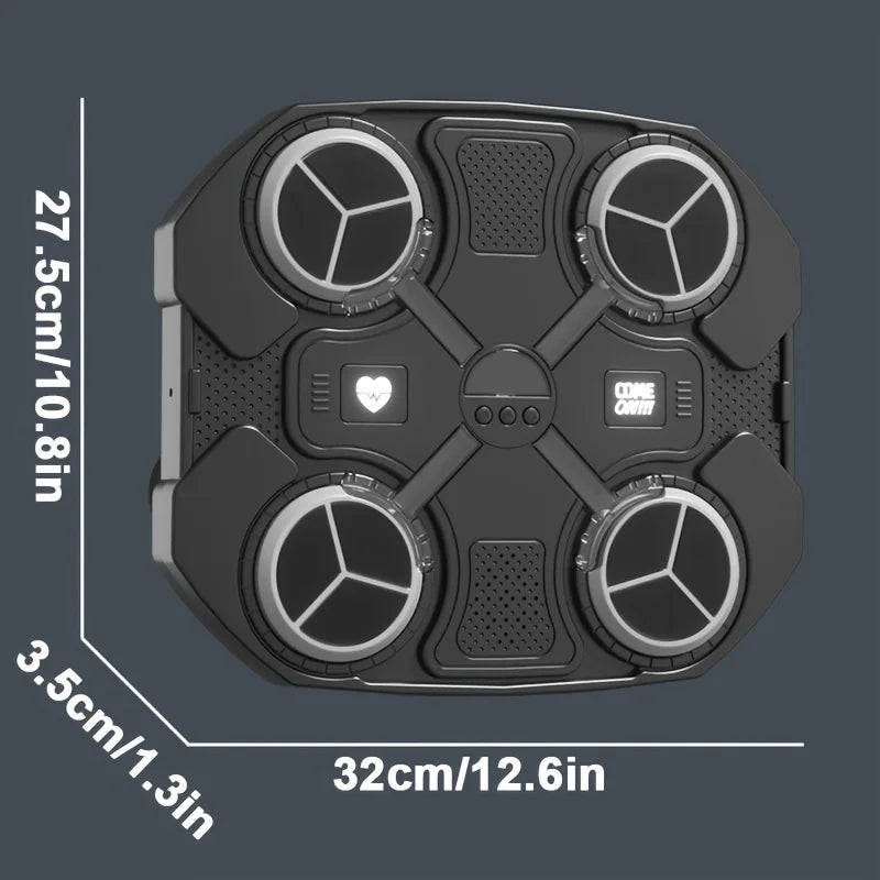 Smart Bluetooth Music Boxing for Children Wall Mounted Four-Strike Board Fitness Target Punching Trainer Machine