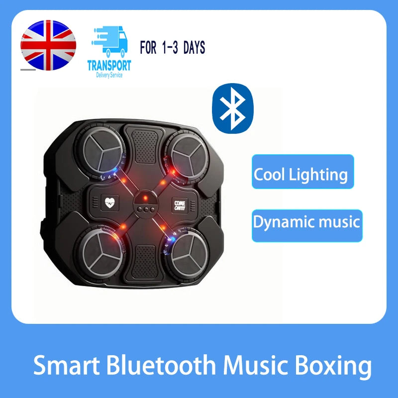 Smart Bluetooth Music Boxing for Children Wall Mounted Four-Strike Board Fitness Target Punching Trainer Machine