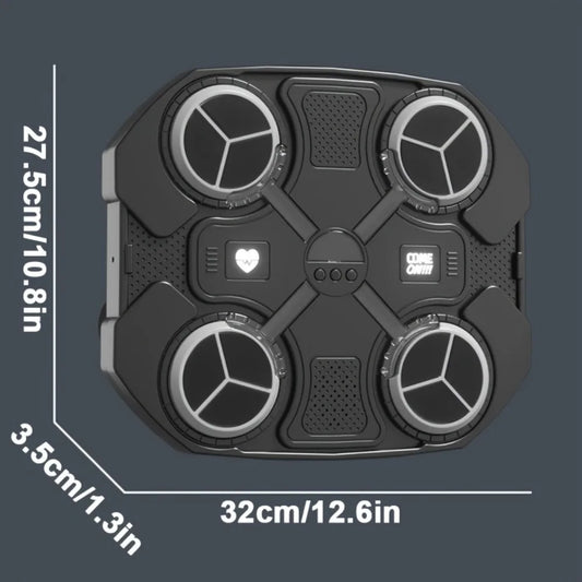 Smart Bluetooth Music Boxing for Children Wall Mounted Four-Strike Board Fitness Target Punching Trainer Machine